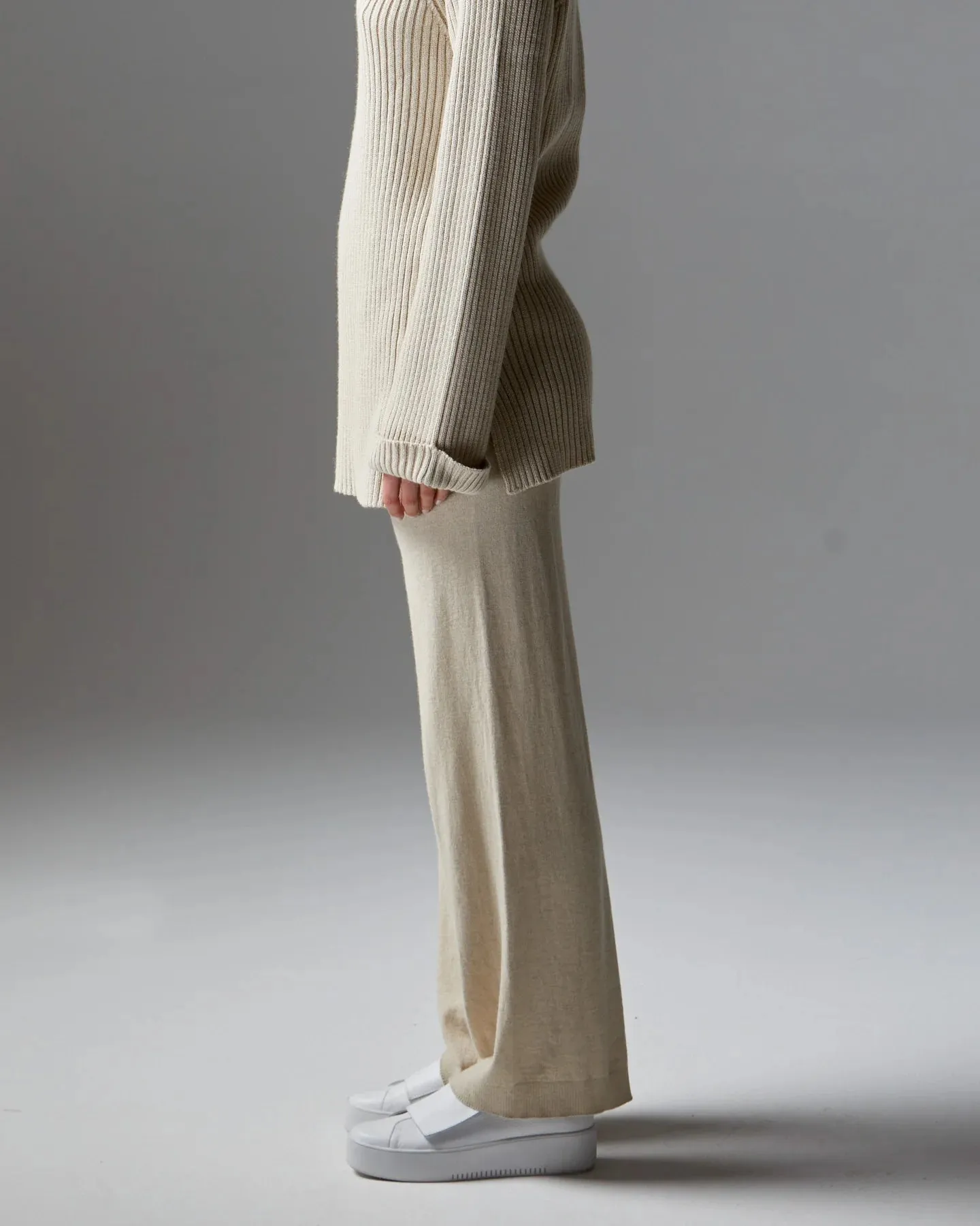 Bluebell Knit Pant - Ecru