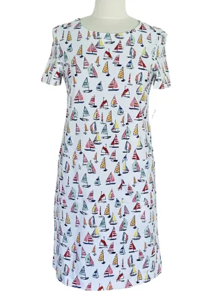 Carter Dress Bateau Sun Yellow