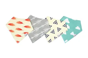 Copper Pearl Baby Bandana Bibs | Aztec