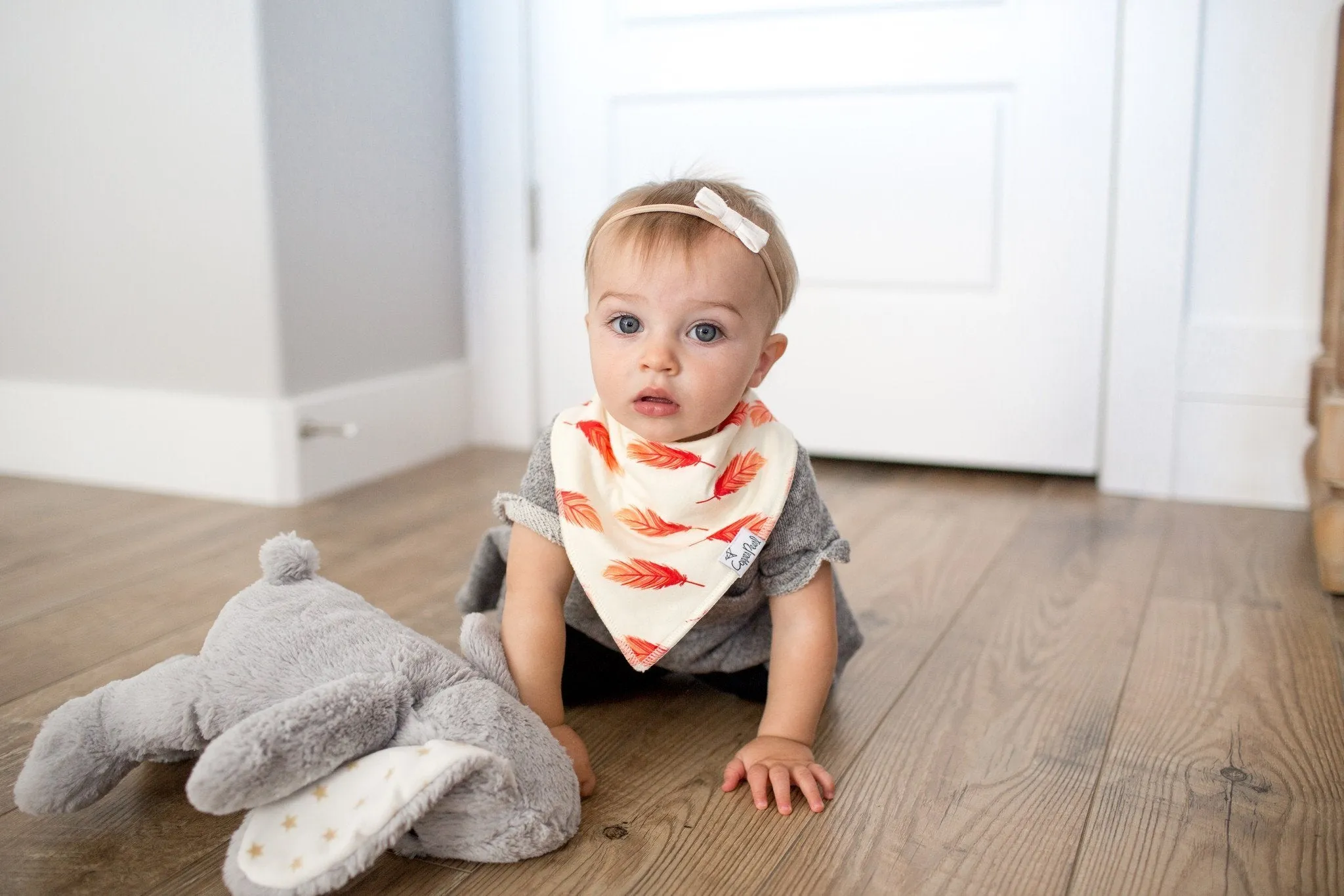 Copper Pearl Baby Bandana Bibs | Aztec