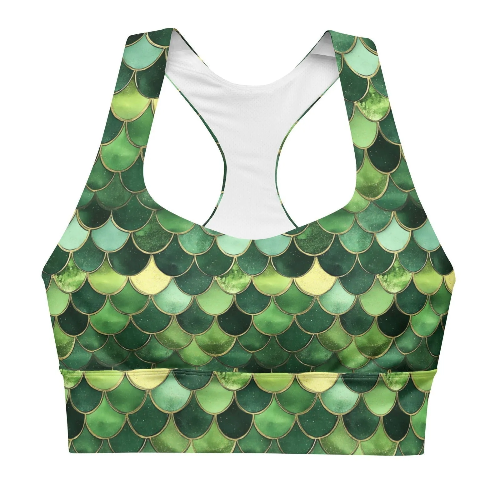 Emerald Siren Envy Eco Sports Bra Top