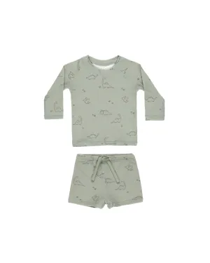 Finn Rashguard   Short Set, Dino