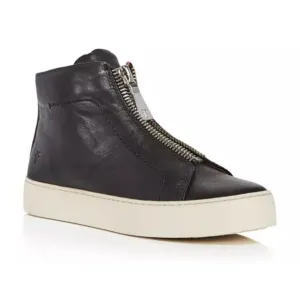 Frye Women's Lena Zip Up Leather High Top Sneakers Size 7.5