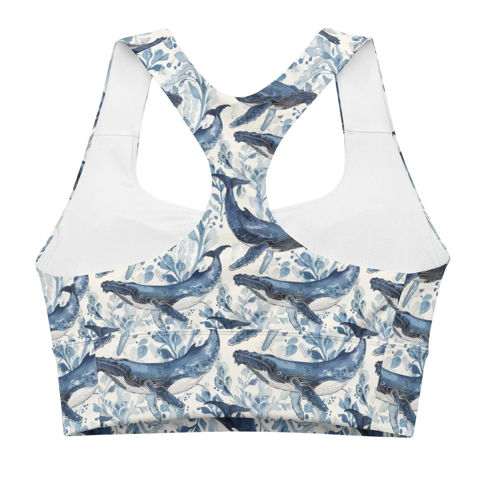Humpback Whale Song Eco Sports Bra Top