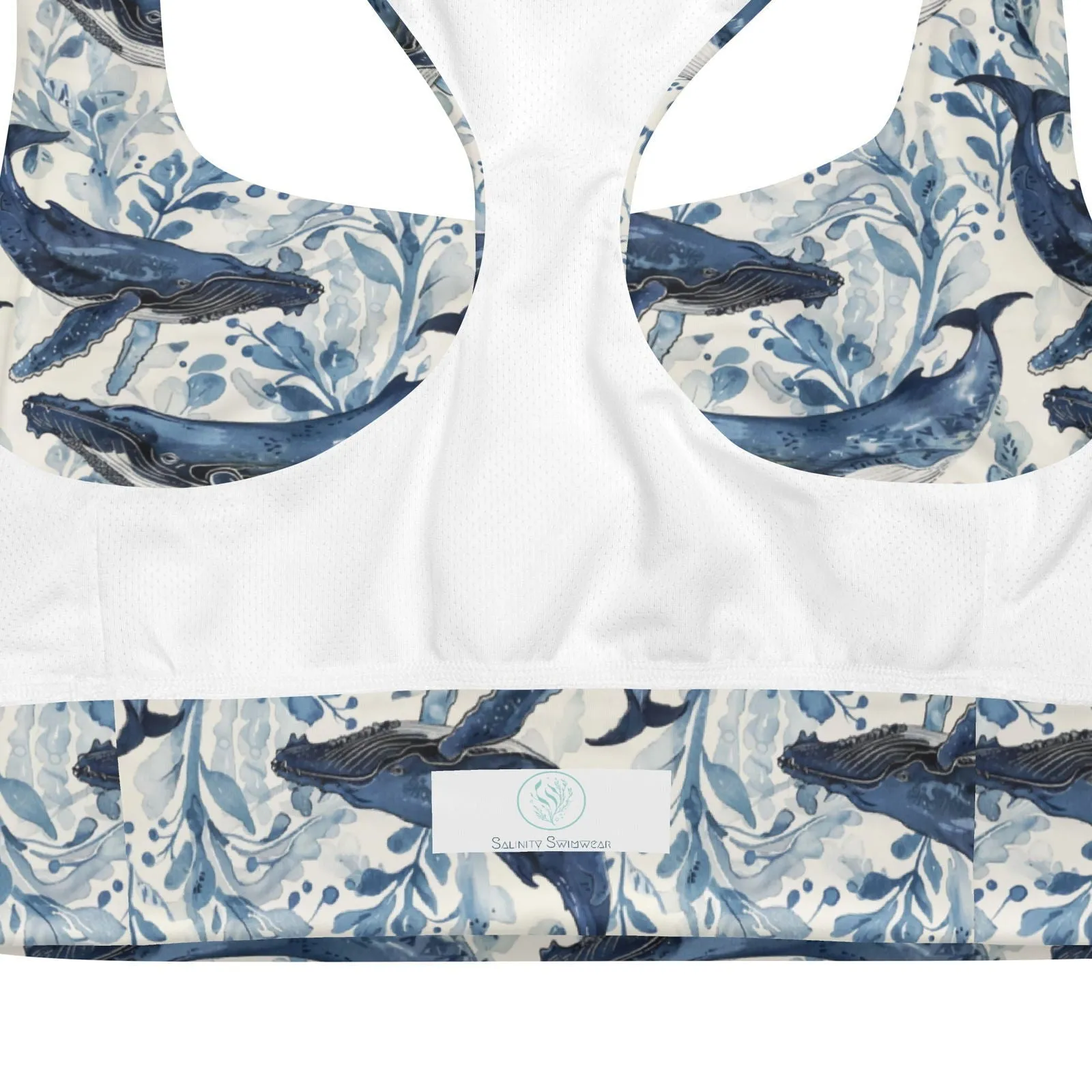 Humpback Whale Song Eco Sports Bra Top