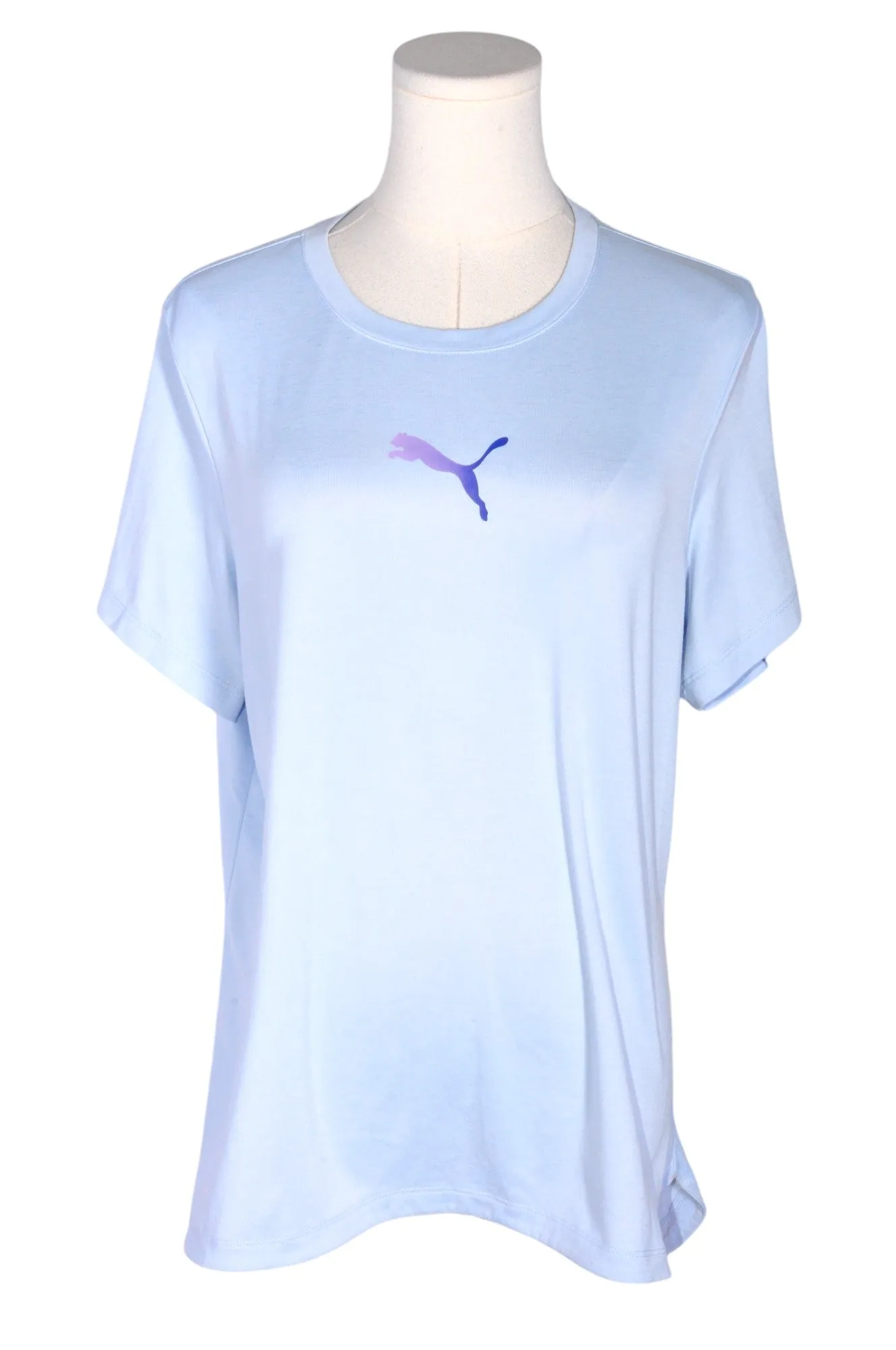 PUMA Women Activewear Tops Regular fit in Blue - L