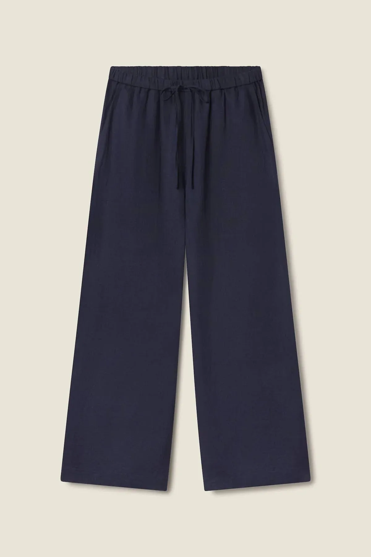 Trovata Vera Pants in Navy Linen